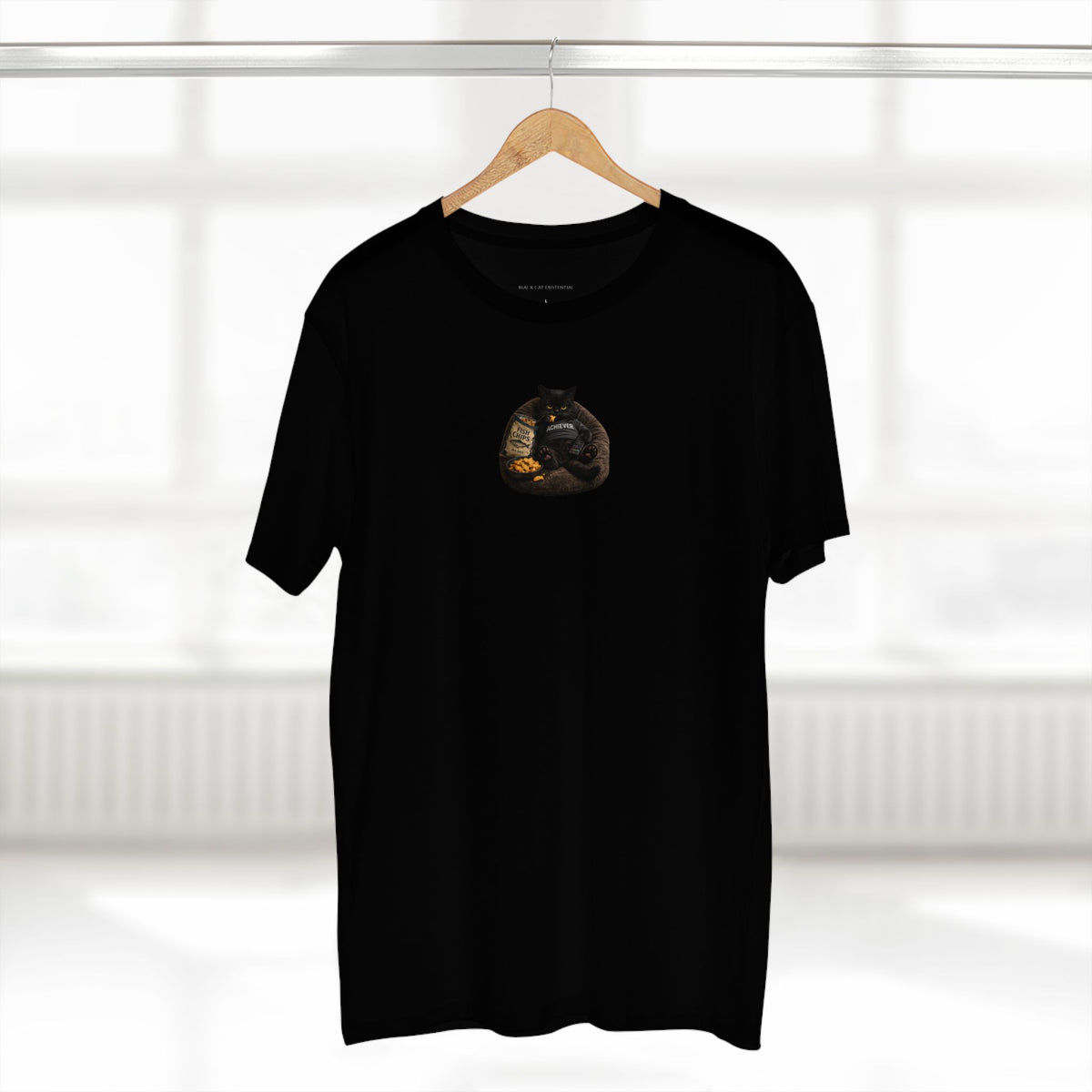 The Achiever — Black Cat Tee