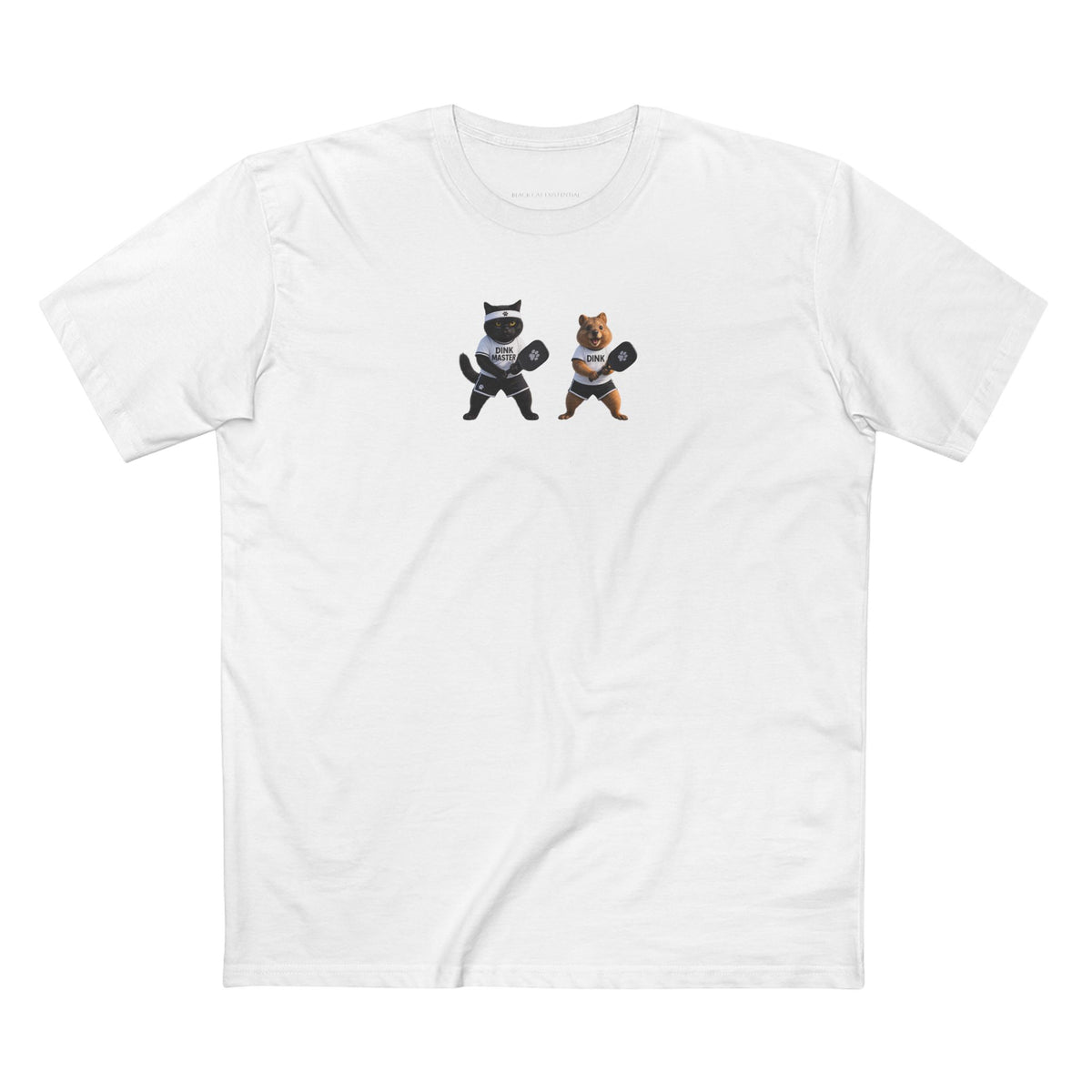 Dink Master — Black Cat Pickleball Graphic Tee