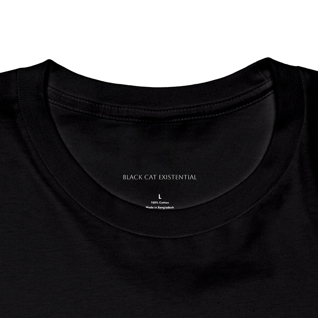 The Sash Master — Black Cat Playing with Red Sash Graphic Tee