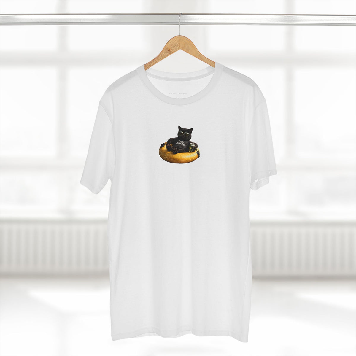 The Life Coach — Cute Black Cat Graphic T-Shirt