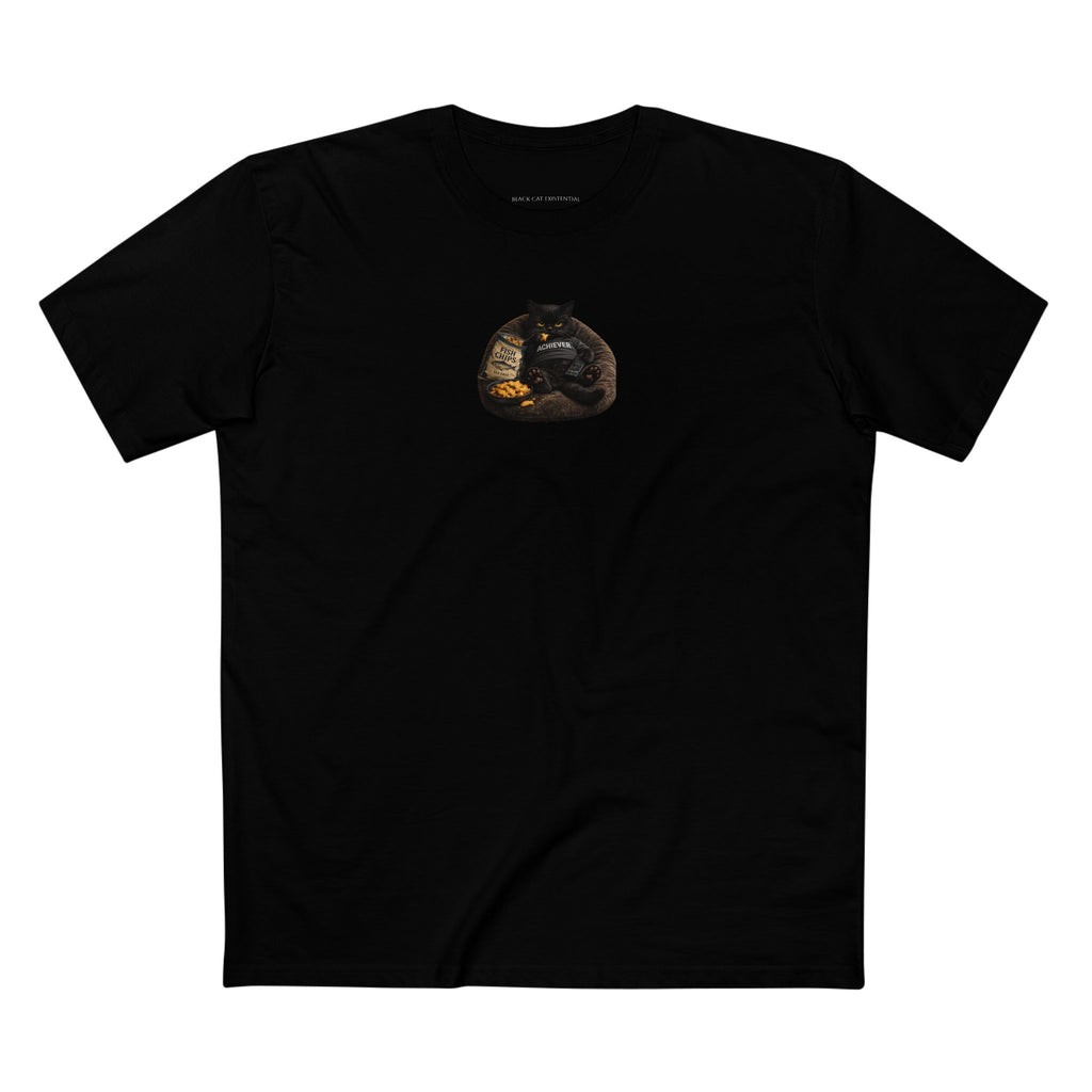 The Achiever — Black Cat Tee