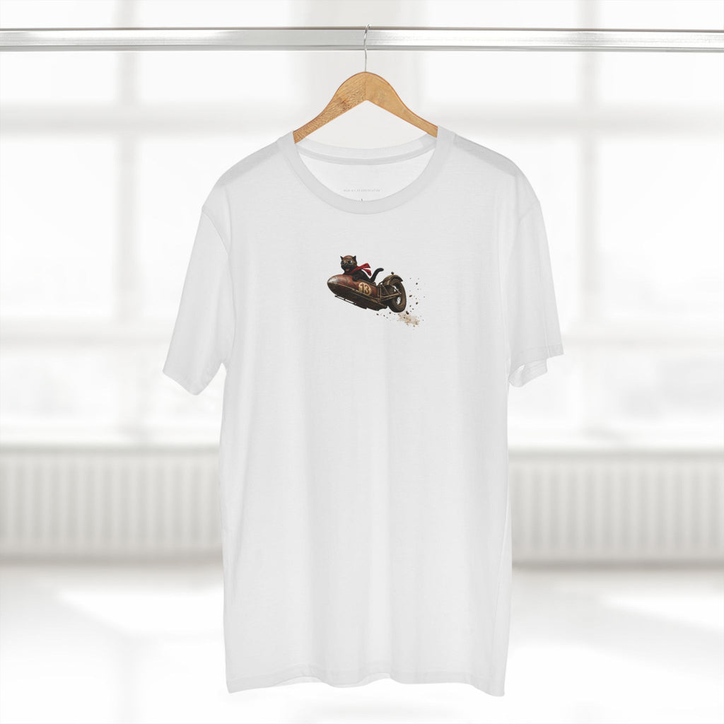 Full Send — Black Cat "Chasing Freedom" Retro Rider Tee