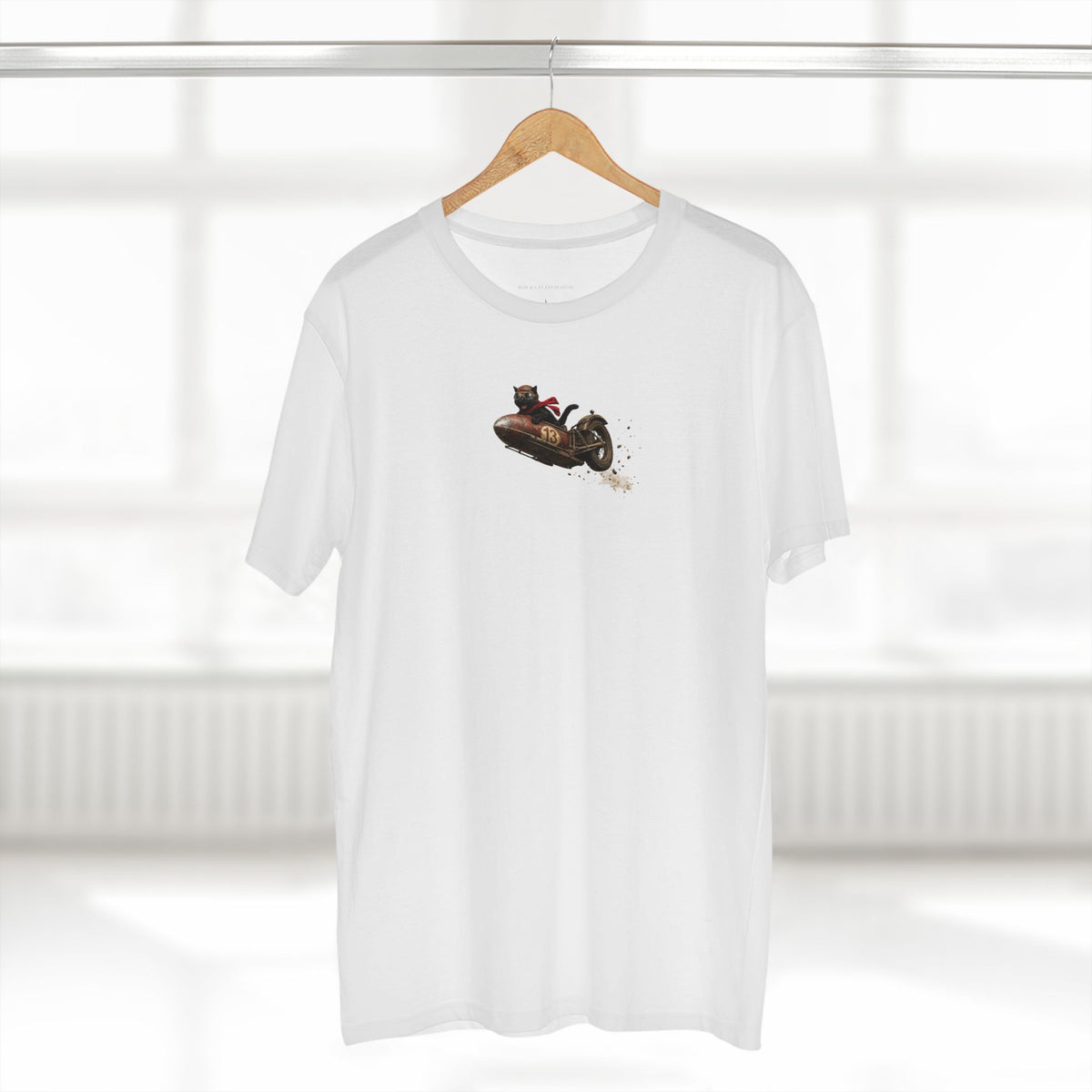 Full Send — Black Cat "Chasing Freedom" Retro Rider Tee